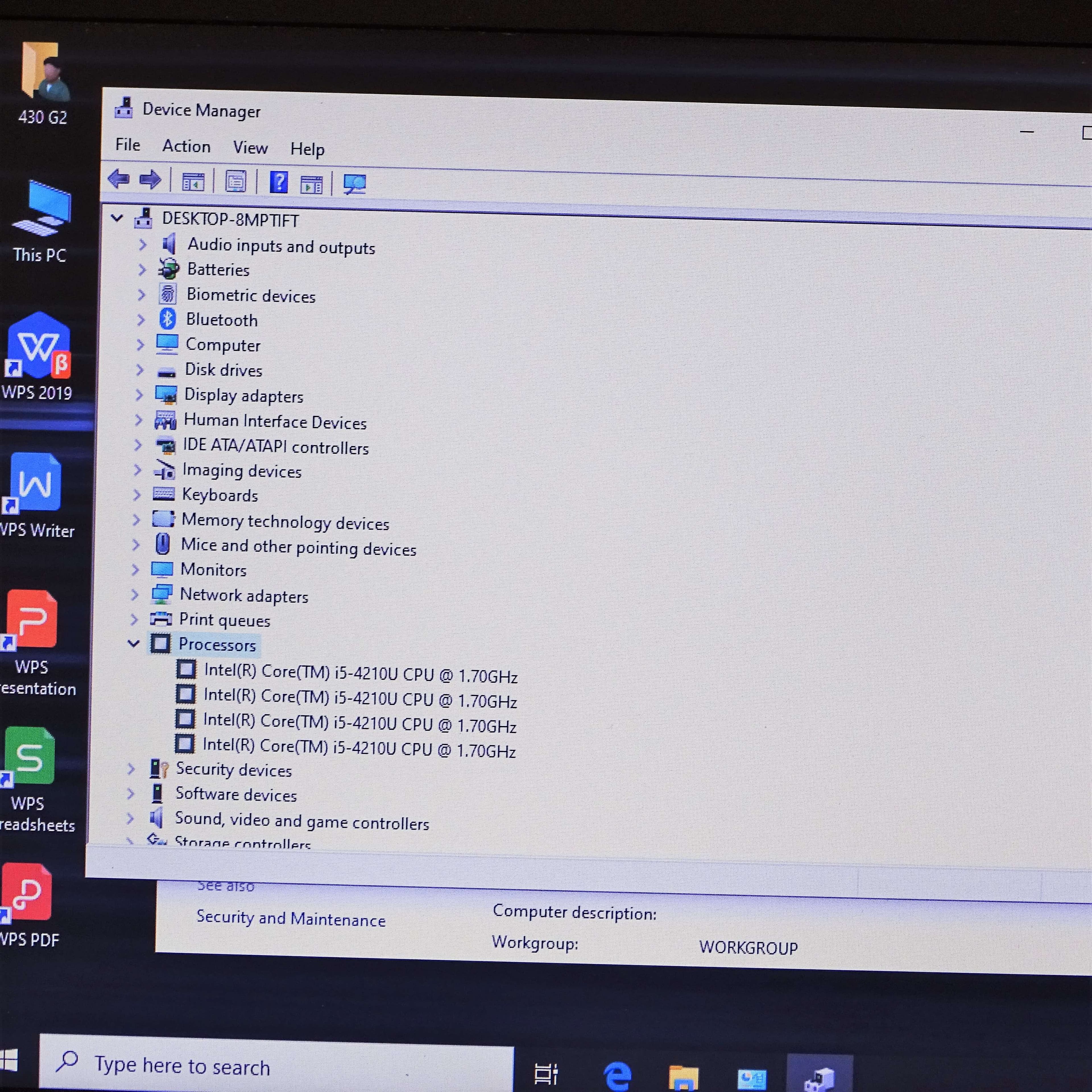 HP 430 G2 Notebook 4