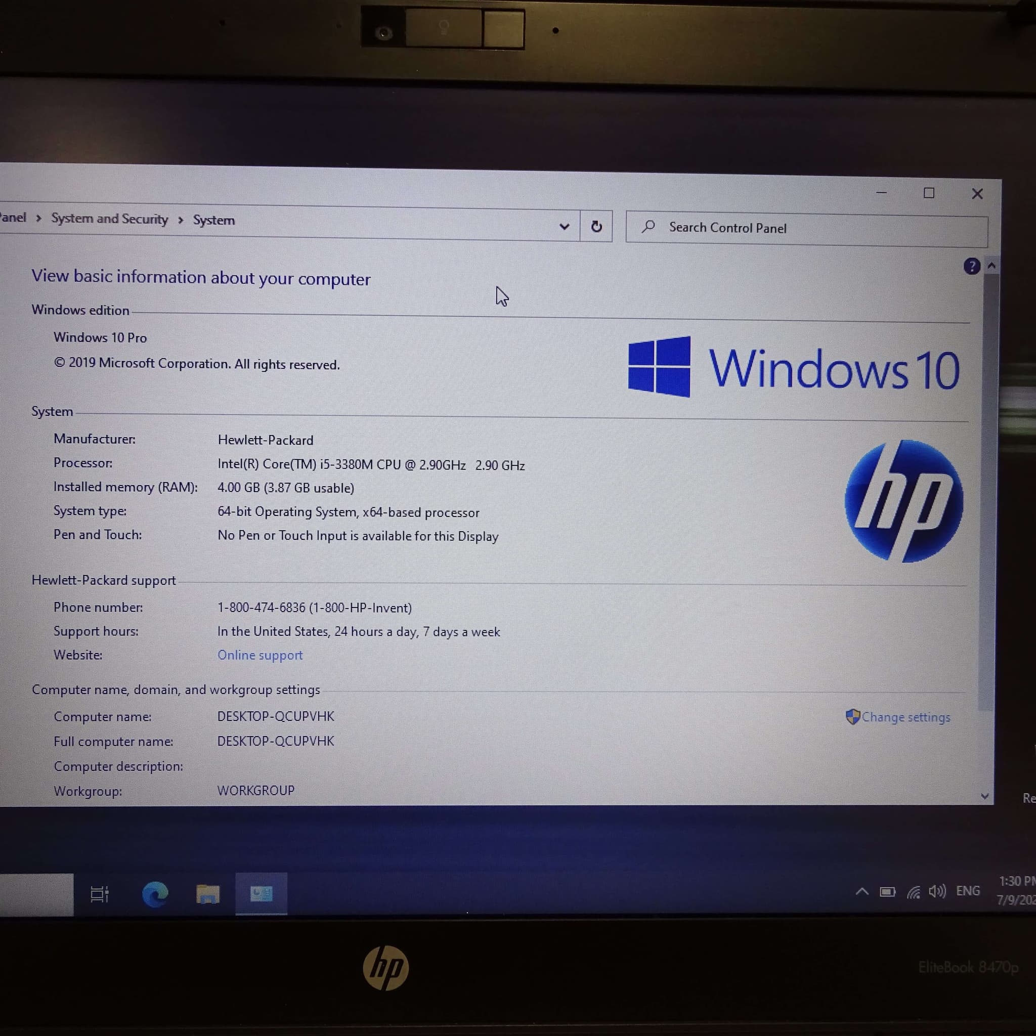 HP EliteBook 8470P image 3