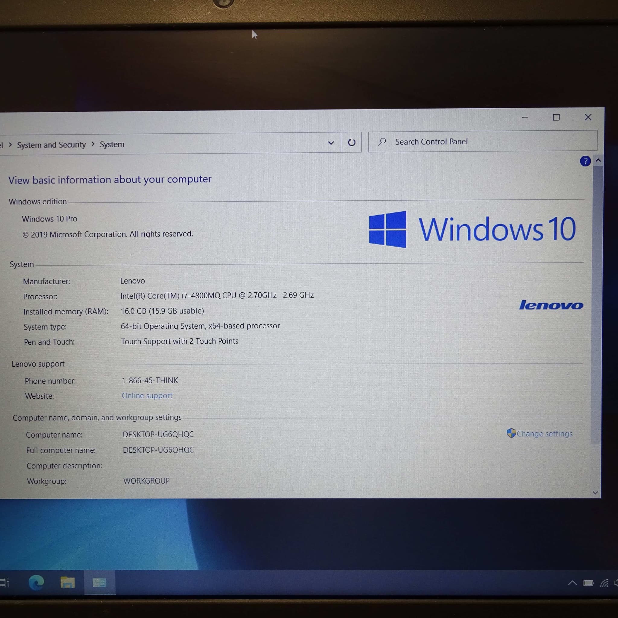 Lenovo ThinkPad W540 image 3