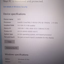 Dell E7390 image 4