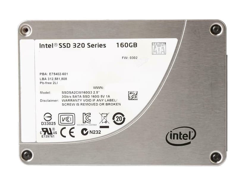 160 GB SSD Intel
