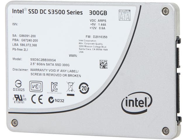 300 GB SSD Intel