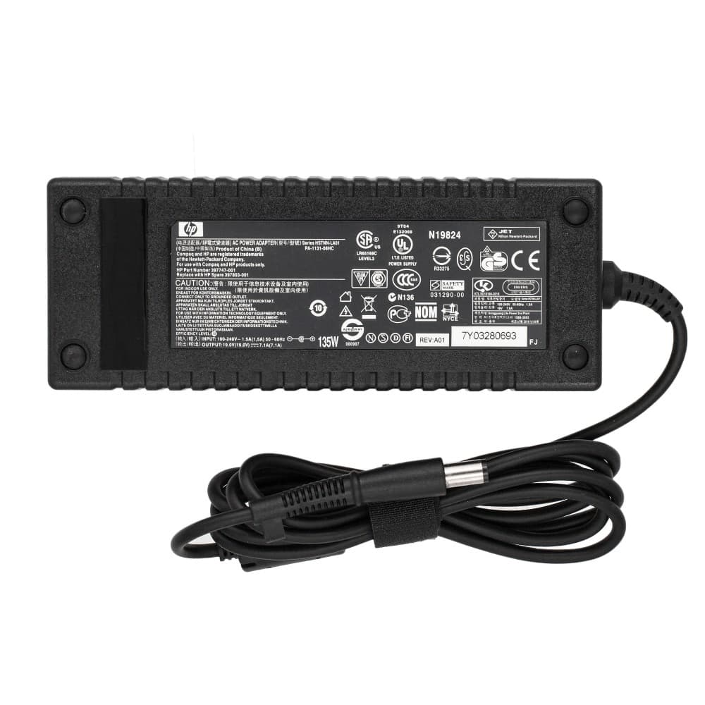 Оригинално зарядно за лаптоп HP 135W- букса 7.4x5.0 image 0