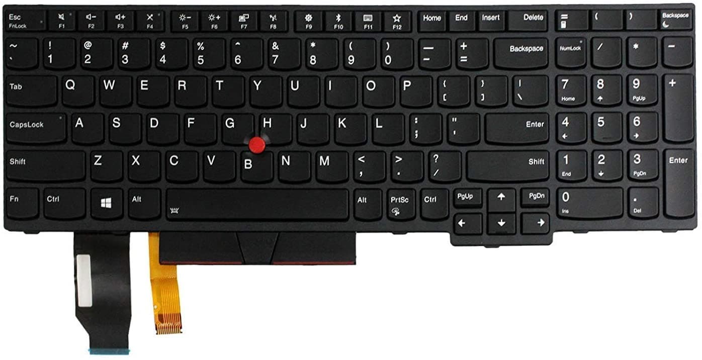 Клавиатура за лаптоп Lenovo ThinkPad: E580 E585 E590 E595 T590 P53S L580 L590 P52 P72 P53 P73 image 0