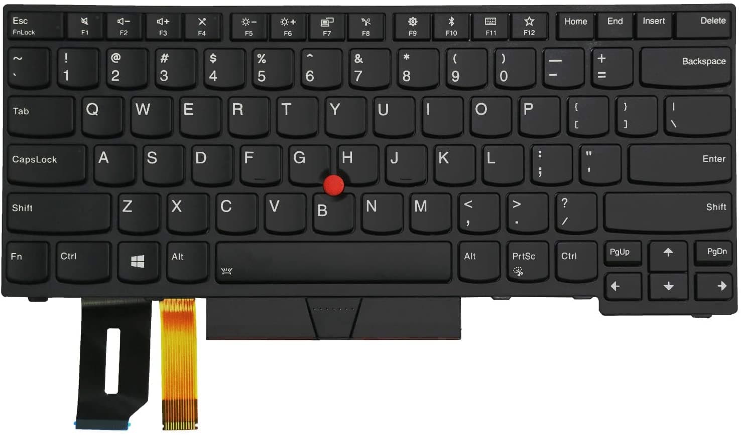 Клавиатура за лаптоп Lenovo: T490 T495 T480S  T495S E490S R490 L390 image 0