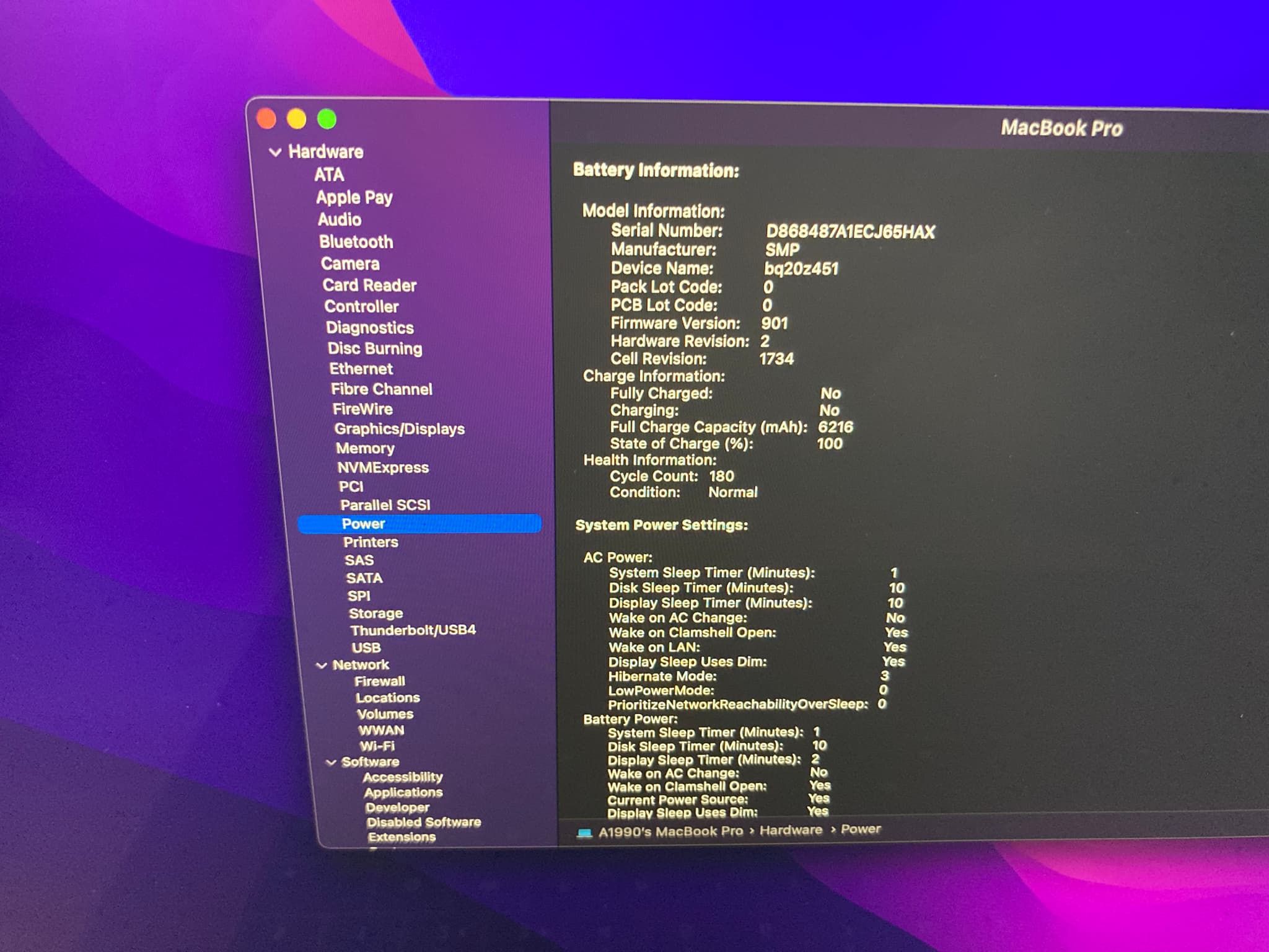 Apple Macbook Pro 15 2018 A1990 image 6