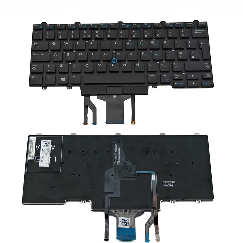Клавиатура за лаптопи Dell: E5450 E5470 E7270 E7450 E7470 7480 7490 5480 5488 5490 3340 3350