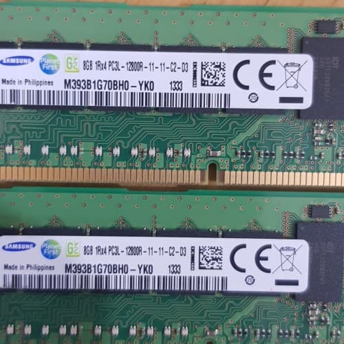 Сървърна памет ECC REG DDR3 8GB 1600 (PC3/PC3L-12800R) image 0