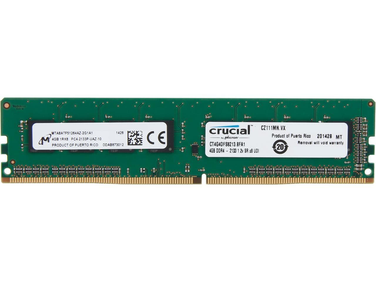 Сървърна памет ECC REG DDR4 4GB 2133/2400/2666 MHz  image 0
