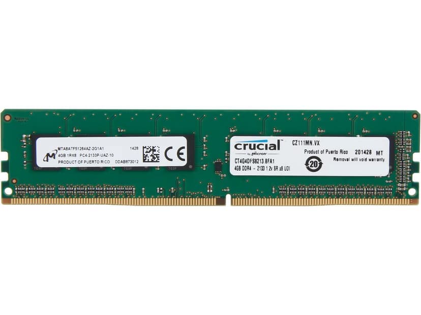 Сървърна памет ECC REG DDR4 4GB 2133/2400/2666 MHz 