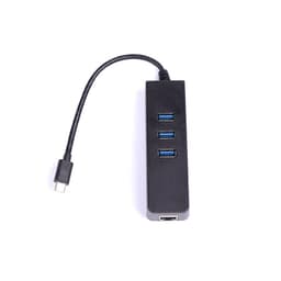 USB HUB Тype C към 3x USB 3.0 + LAN image 0