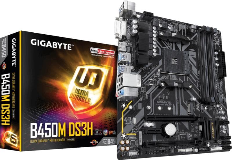 GIGABYTE B450M DS3H image 0