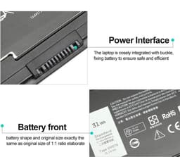 Батерия за Dell Latitude E7240, E7250, Dell Latitude 12 7000, E7240 Touch series image 3