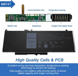 Оригинална батерия за лаптоп: DELL E5270, E5470, E5570, Precision 15 3000, Precision 3510  image 2