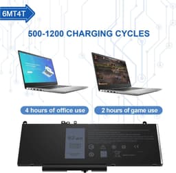 Оригинална батерия за лаптоп: DELL E5270, E5470, E5570, Precision 15 3000, Precision 3510  image 6