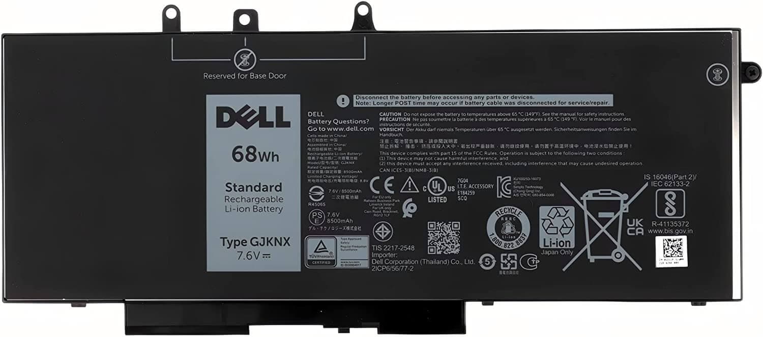 Оригинална батерия за лаптоп :
DELL Latitude 14 5490,
15 5580, 15 5590, 5280, 5288, 5480, 5488, 5491, E5280, E5288, E5480, E5580, DELL Precision 15 3520, 3520 image 0