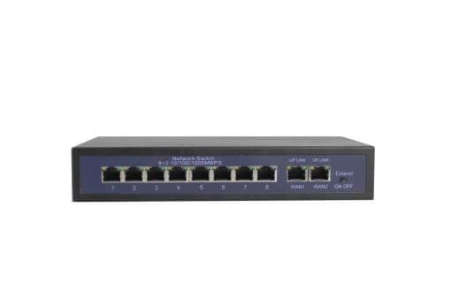 Longse HT812, 8-портов POE комутатор image 0